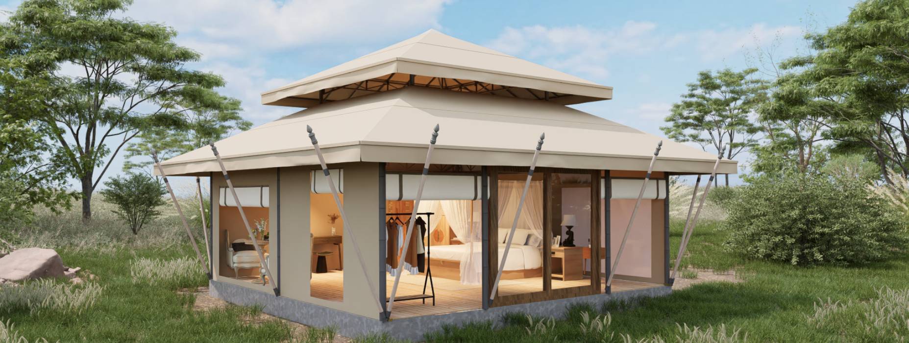 洪洞县户外野奢帐篷